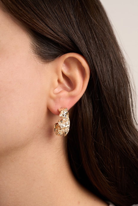 Heliophilia Silver Pendientes de Oro con Recubrimiento de Laca